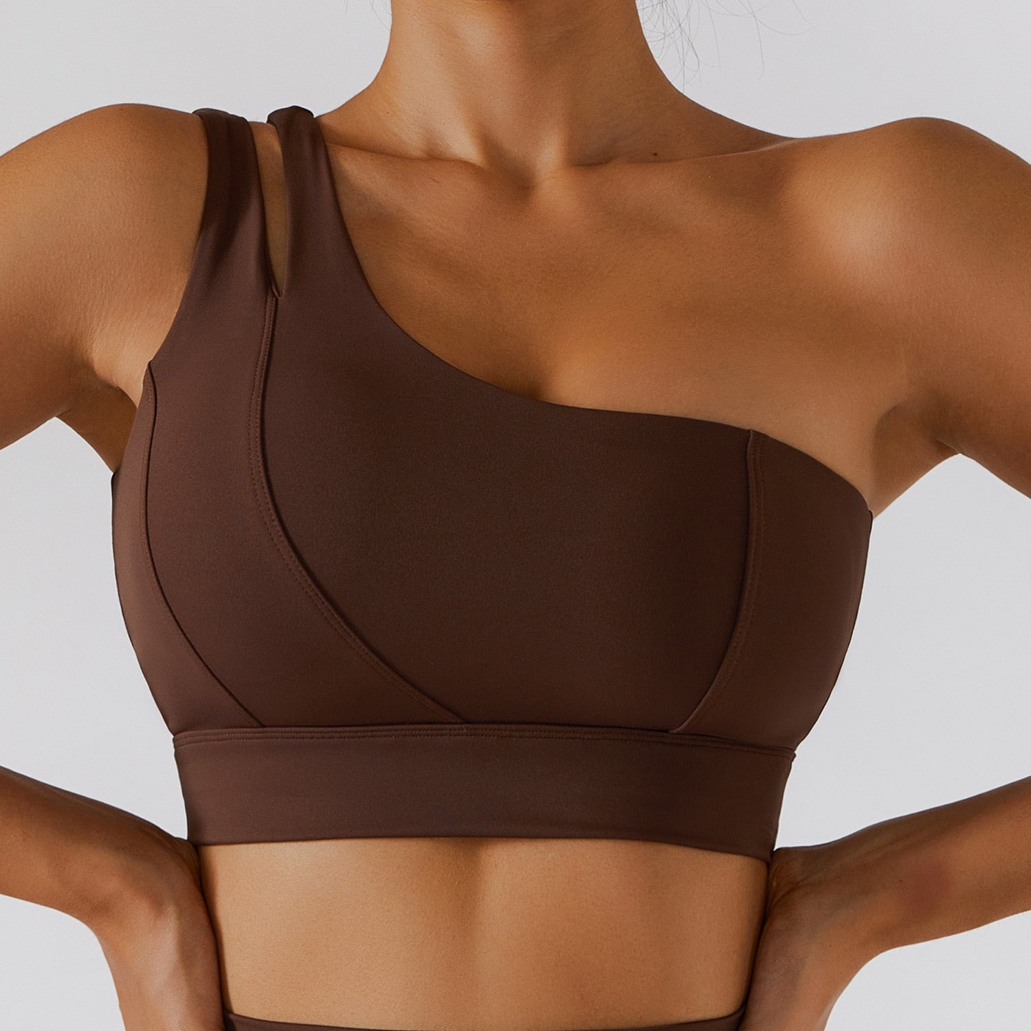 Brown Top For women's Fitness