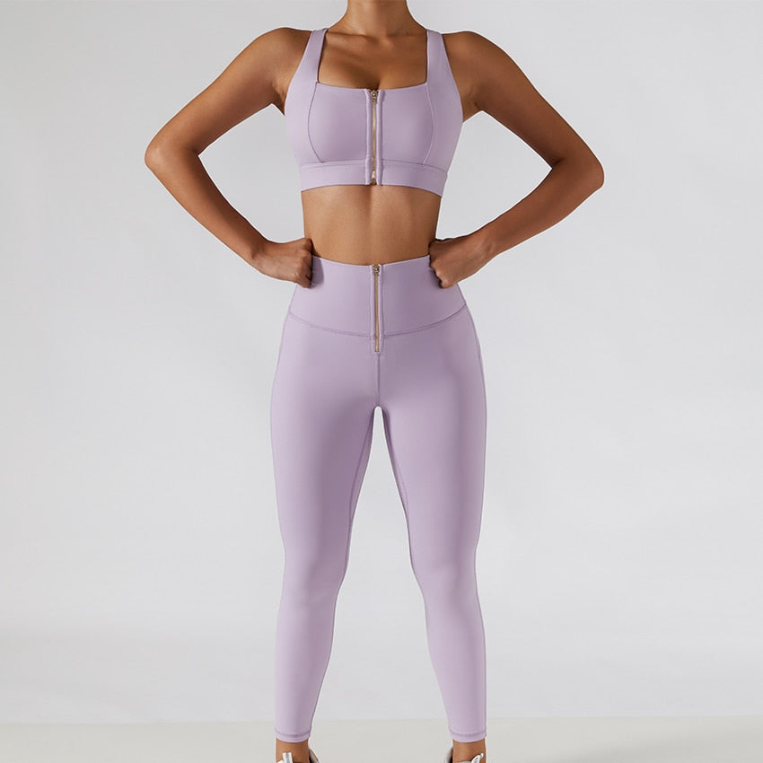 Purple Sweltering fitness clothes