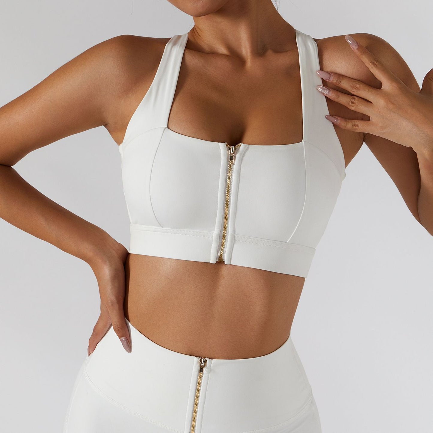 Amazing White Fitness Top For women