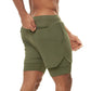 "ASRV" Mens 2-1 Quick Drying Compressed Shorts.