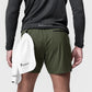 Casual Green ASRV running Shorts for men