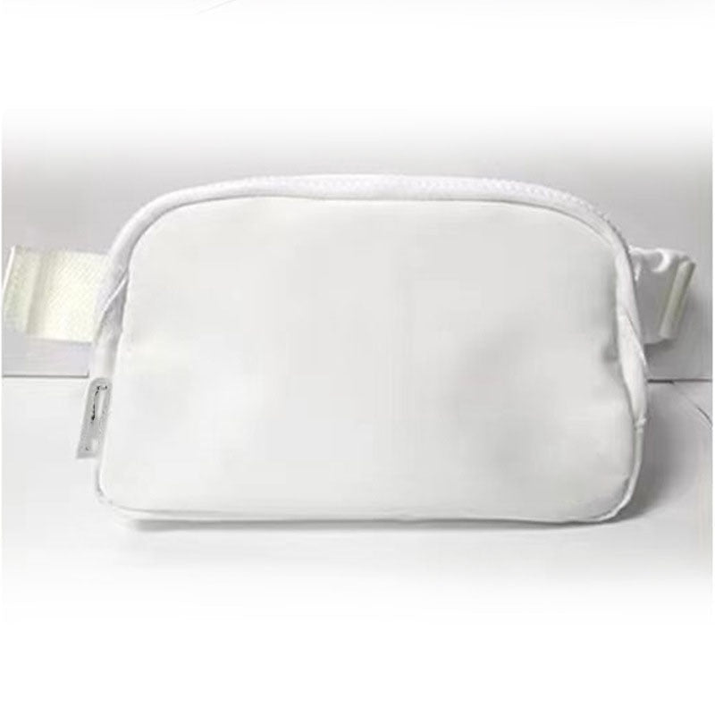 White Lulu lemon belt bag