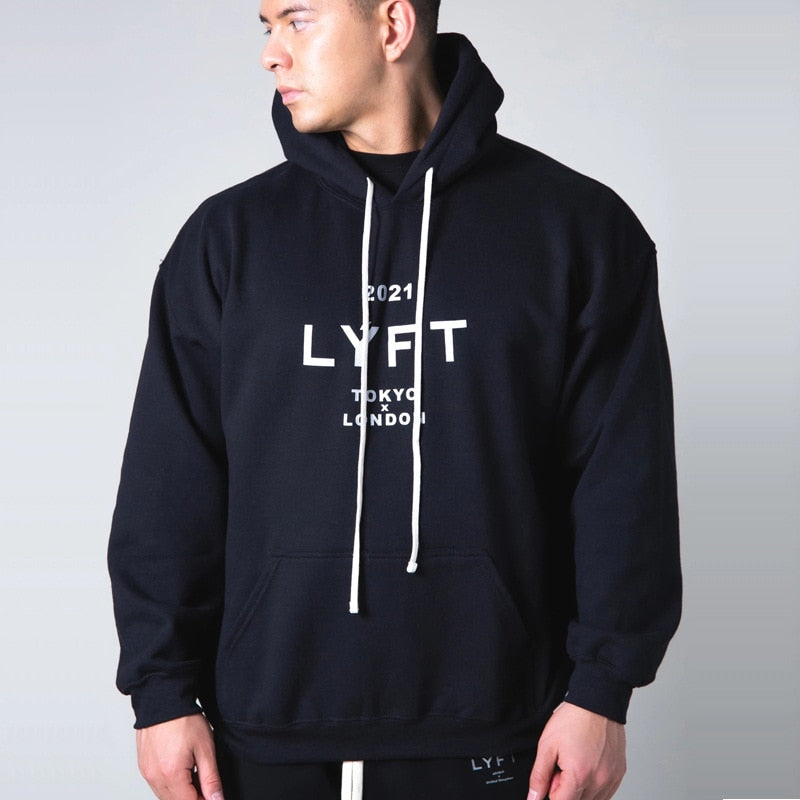 black Lyft tokyo and London sweatshirt