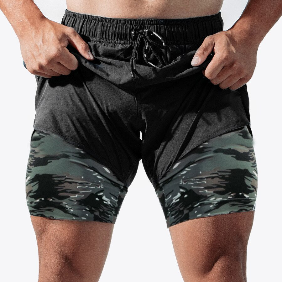 Casual cotton quick dry running shorts for men